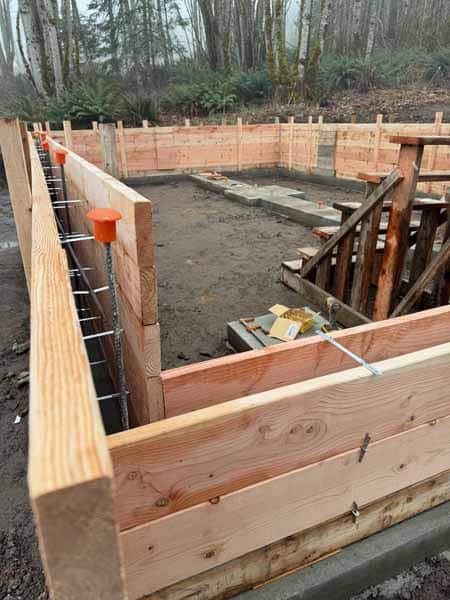 Studio Construction Studio construction forms for stem walls